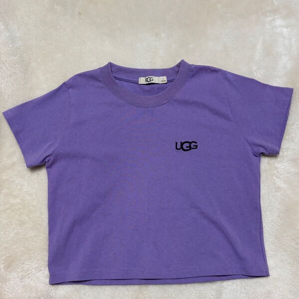 UGG 半袖Tシャツ パープル ショート丈 チビT Mサイズ