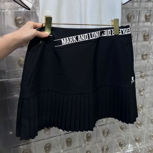 ゴルフ MARK&LONA マークアンドロナ レディース スカート(ブラック)XSサイズ