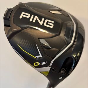 ★超美品 試打のみ★PING G430 MAXドライバー 9度 TOUR 2.0 CHROME シャフト 65S ピン