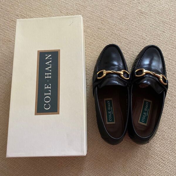 COLE HAAN ブラックローファー 23㎝