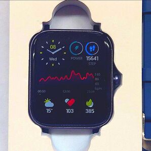 スマートウォッチ 新品未使用 magnus SMART BAND ネイビー 心拍計 血圧