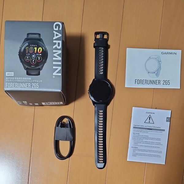 GARMIN FORERUNNER 265 ブラック