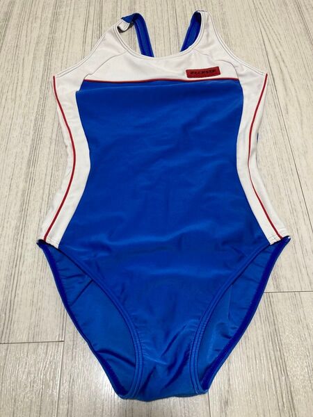 競泳水着 ハイレグ エレッセ L 水着 ブルー 青