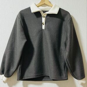 VIVID LADY ニット セーター レディース 長袖 ブラウン 起毛 フリーサイズ 美品