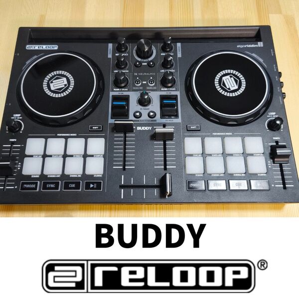 送料無料 オマケ多数 Reloop Buddy 2デッキ DJ コントローラー djay リループ バディ