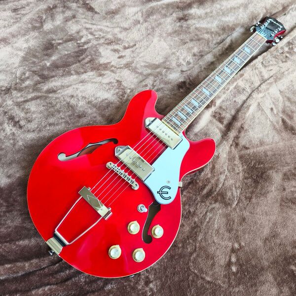 超美品 Epiphone Casino Coupe Vintage Sunburst カジノ クーペ エピフォン チェリー CH