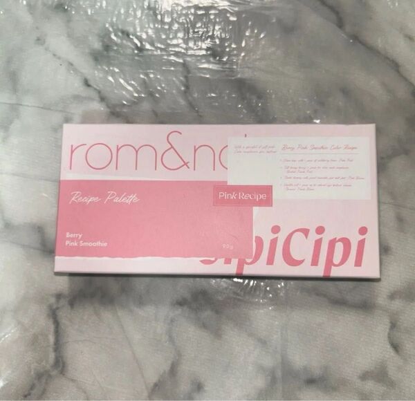 新品未使用 CipiCipi ロムアンド rom&nd ロムシピ rom&cipi レシピパレット ベリーピンクスムージー