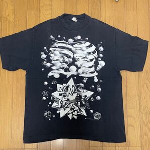 M.C.ESCHER エッシャー 騙し絵マルチプリントTシャツ XL