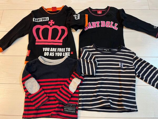 BABY DOLL他 長袖Tシャツ 4枚セット まとめ売り 80サイズ