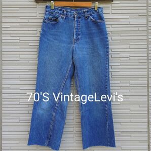 【70s Vintage・LEVI'S】FLARE DENIM PANTS