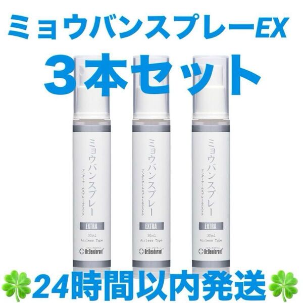 ドクターデオドラント ミョウバンスプレー EX (30ml)3本セット ◆◇◆24時間以内発送◆◇◆