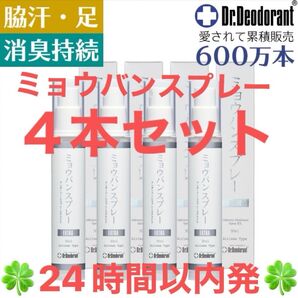 ドクターデオドラント ミョウバンスプレー EX (30ml)4本セット ◆◇◆24時間以内発送◆◇◆