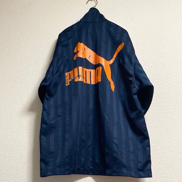 PUMA プーマ 90s 廃盤 メンズ ジャージ トラックジャケット M プージャ ヒットユニオン 日本製 ビッグロゴ デカロゴ