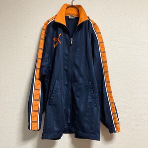 PUMA プーマ 90s 廃盤 メンズ ジャージ トラックジャケット M プージャ ヒットユニオン 日本製 ビッグロゴ デカロゴ