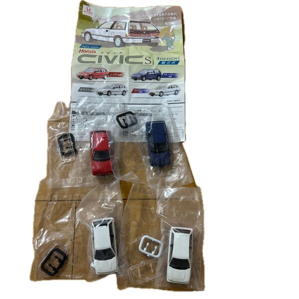 全4種フルコンプセット【フィギュア ビークル ホンダ シビック Si】Figure Vehicle Honda CIVIC Si