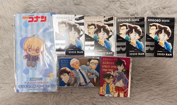 名探偵コナン 書店フェア トレーディンググラフィックコレクション2 風見&諸伏景光&降谷零 蘭&コナン 小五郎 安室透キーホルダー