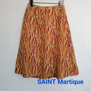 美品☆SAINT MARTIQUE フレアスカート