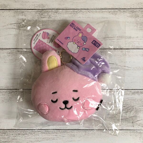 BT21 COOKY ぬいぐるみケース付きエコバッグ ★ エコバッグ JungKook ジョングク グク BTS