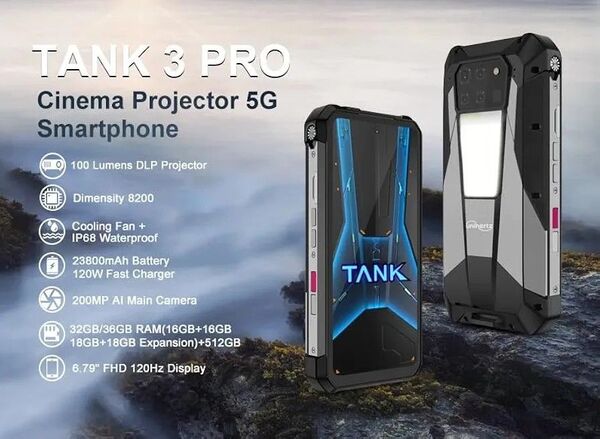 Tank 3 8849、グローバル版 16GB RAM、512 GB ROM、23800 mAh 120 W急速充電