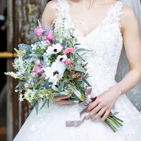 アーティフィシャルフラワーブーケ ブートニア 結婚式場 ウェディング セット