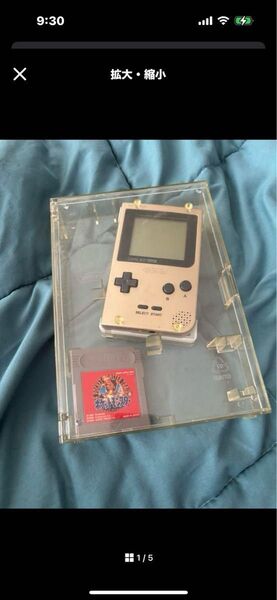 ゲームボーイ本体とポケットモンスター赤 ジャンク品