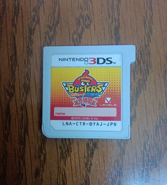 ニンテンドー3DSソフト 妖怪ウォッチバスターズ 赤猫団 中古品 ソフトのみ 起動確認済み ソフト裏に汚れあり