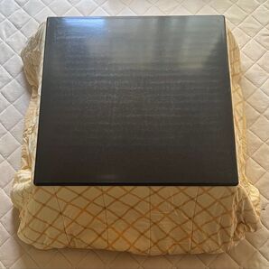 【送料込 重宝品】リバーシブル家具調正方形炬燵テーブル&長方形炬燵掛裏起毛布団セット
