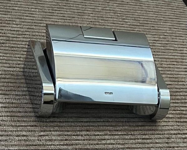 【美品】KAWAJUN トイレットペーパーホルダー 付け替え簡単オシャレ DIY