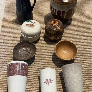 【美品 希少 味わいある逸品】使い方自由自在 陶器 陶磁器 各種色々 9点セット