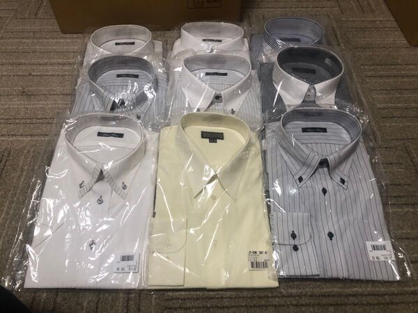 ⑧新品★ワイシャツ★長袖6枚★半袖3枚★サイズLL