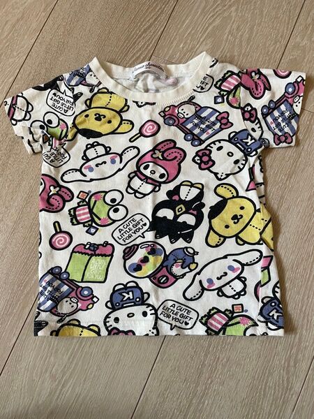 西松屋 半袖 女の子 95センチ サンリオキティちゃん シナモロール ケロケロけろっぴい ポムポムプリン ポチャッコ 綿100%