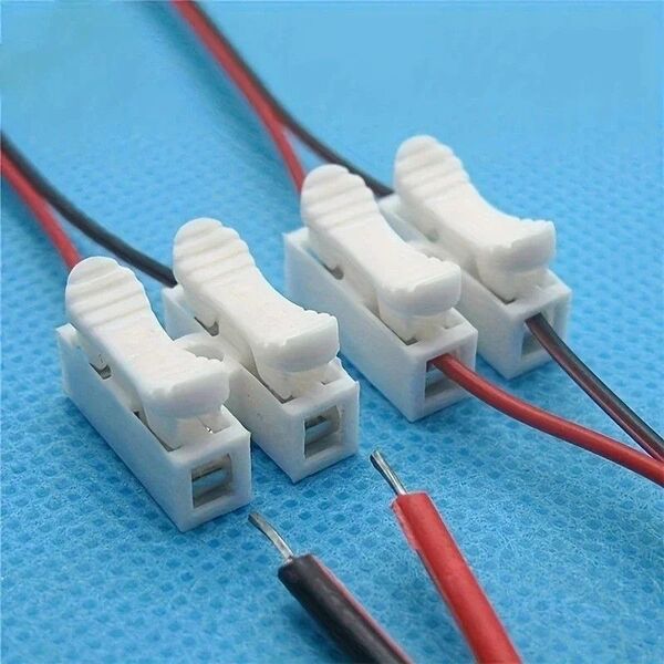 プッシュ式 ワンタッチ 中継コネクタ 接続コネクタ 5個