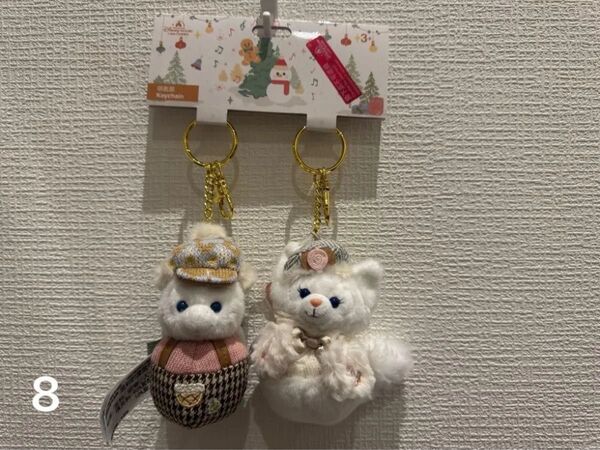 8【上海ディズニー限定】オルメル&リーナベルゆきだるまキーチェーン