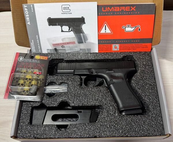 UMAREX/SRC glock g19 Gen.5 mos セラコート塗装カスタム品 co2マガジン付属
