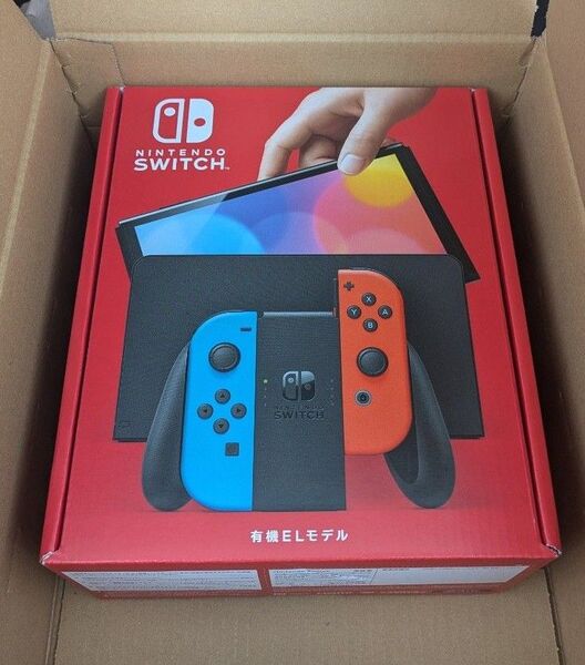 【新品未開封】 Nintendo 有機ELモデル Switch ニンテンドースイッチ ブルーレッド 即日発送