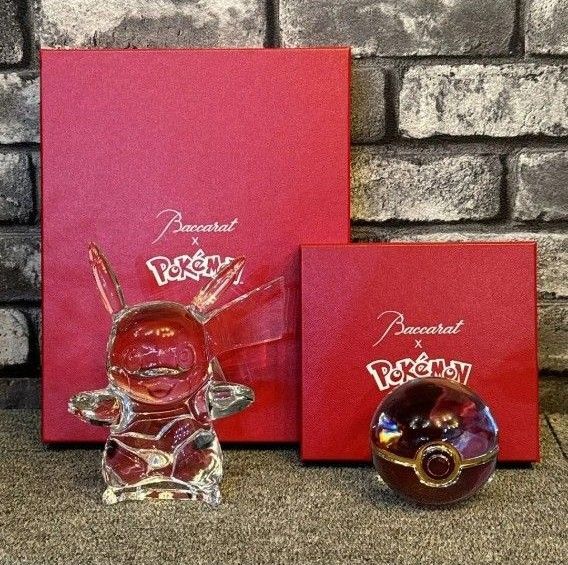 バカラ × ポケモン コレクション ピカチュウ モンスターボール セット 置物 コラボ
