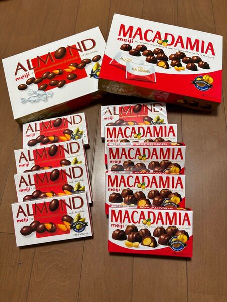 48.激安!!meijiアーモンドチョコとマカダミアナッツチョコ!!