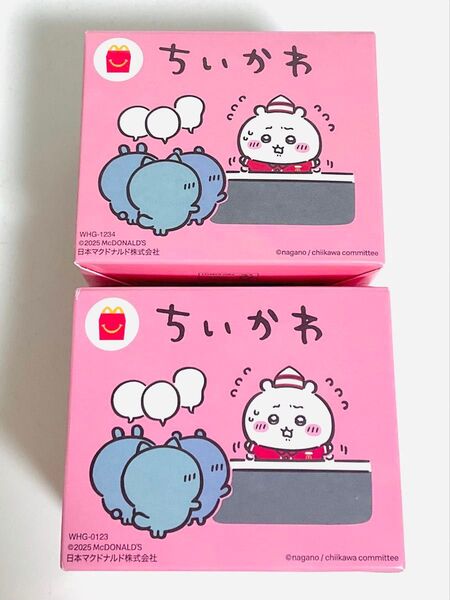 マクドナルド ハッピーセット ちいかわ 第一弾 ハチワレのマクドナルドカレンダー ラッコのコロコロドライブメジャー おもちゃ