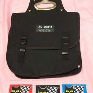 マーシャルワッペン付き US ARMY アーミーバッグ USアーミー アーミーバック サイドバッグ 立花 Z1 Z2 FX 当時物