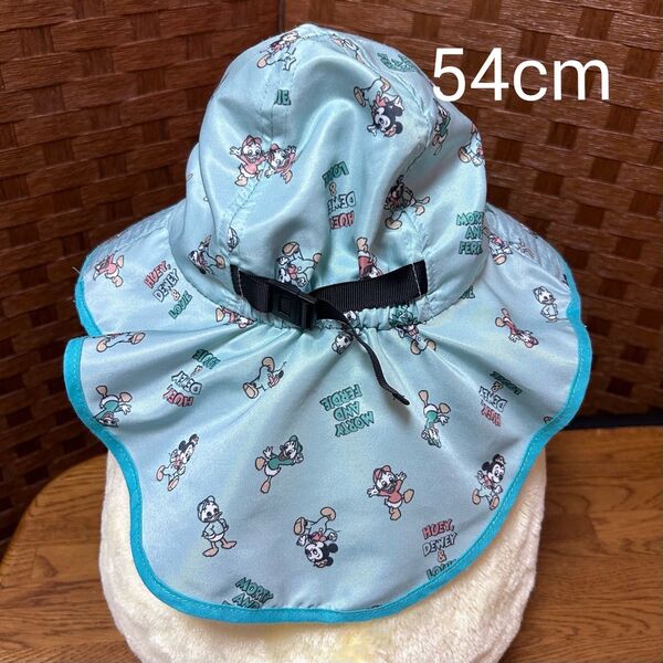 キッズ用ハット 54cm 日よけ付き ディズニー