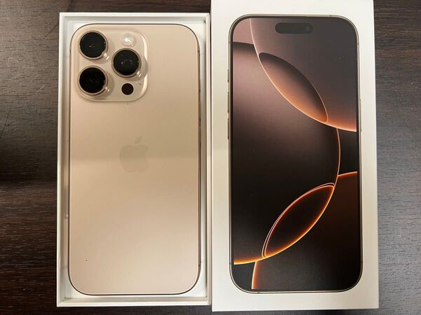 【美品 バッテリー容量100%】iPhone16pro 128GB SIMフリー Apple