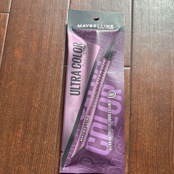 MAYBELLINE ウルトラカラー リキッドアイライナー PU-1 スモーキーパープル