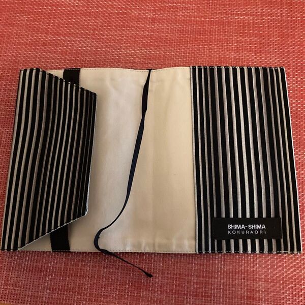 文庫本カバー 小倉織 シマシマ ストライプ