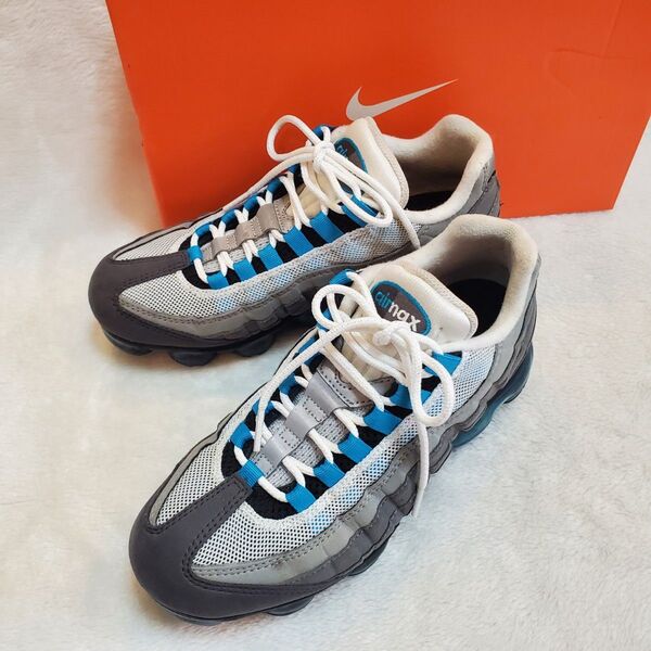NIKE AJ7292-002 AIR VAPORMAX 95 スニーカー ネオターコイズ ブルー 25cm