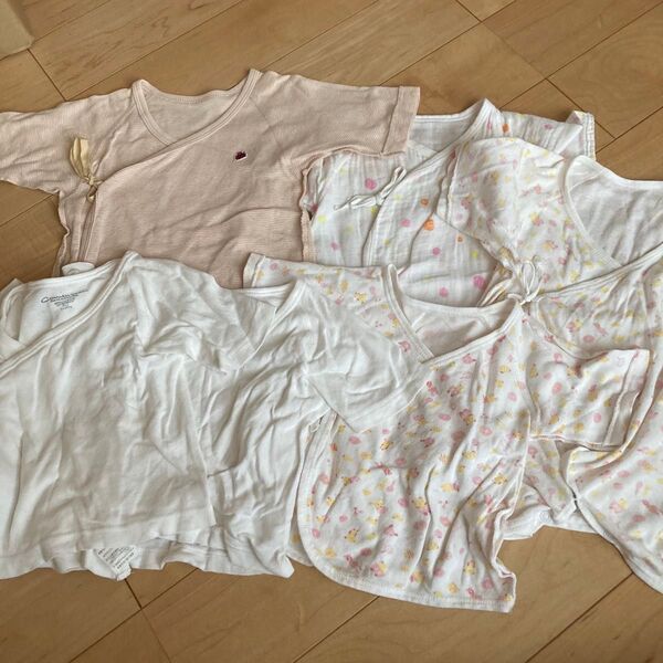 コンビミニ 新生児 赤ちゃん コンビ肌着 50-60cm 6枚セット 肌着 まとめ売り