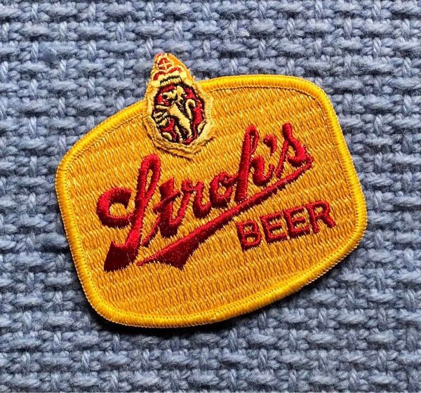 Stroh's BEER U.S.ビンテージ刺繍ワッペン