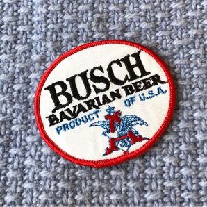 BUSCH BAVARIAN BEER U.S.ビンテージ刺繍ワッペン