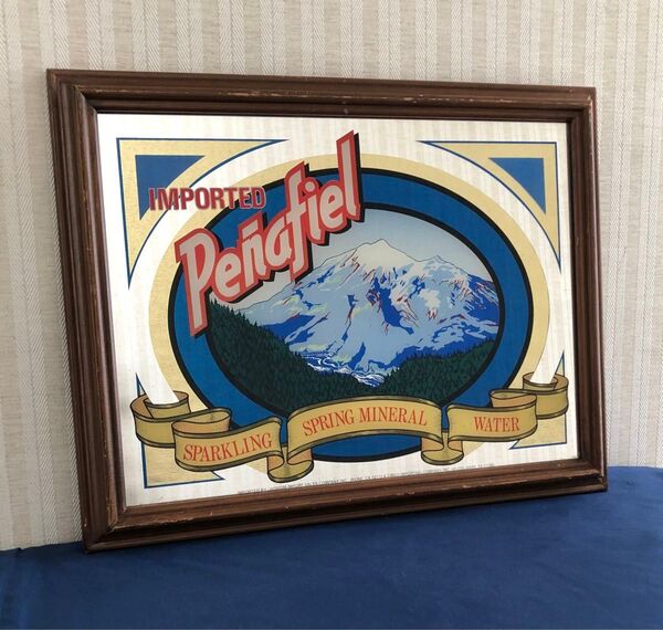 Penafiel ミネラルウォータ ビンテージ パブミラー インテリア雑貨 壁掛け