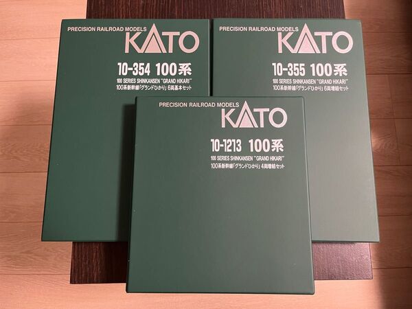 新品 未走行 KATO 100系 新幹線 グランドひかり 16両セット 10-354 10-355 10-1213 Nゲージ