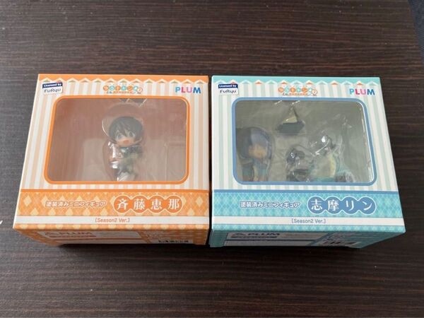 新品 未開封 ゆるキャン 志摩リン 斉藤恵那 フィギュア Season2 Ver. PLUM